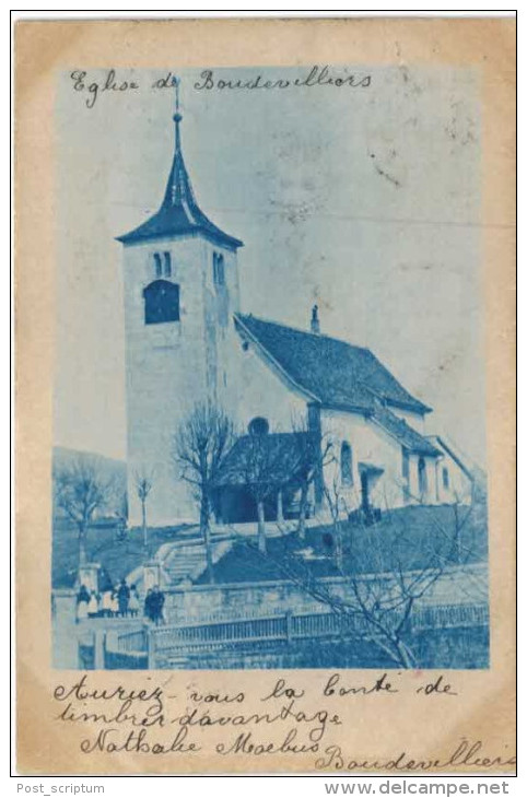 Suisse - Eglise De Boudevilliers - Villiers