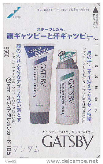 Télécarte Japon 7/11 - 9550 - 105 U - Déodorant Gatsby ** ONE PUNCH ** - Cosmetics Japan Phonecard Telefonkarte - Parfum