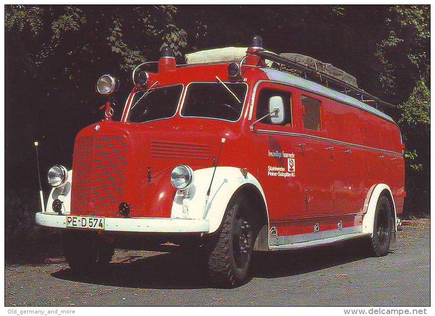 Feuerwehr Merzedes-Benz LF 3500/42  Baujahr 1953 - Vrachtwagens En LGV