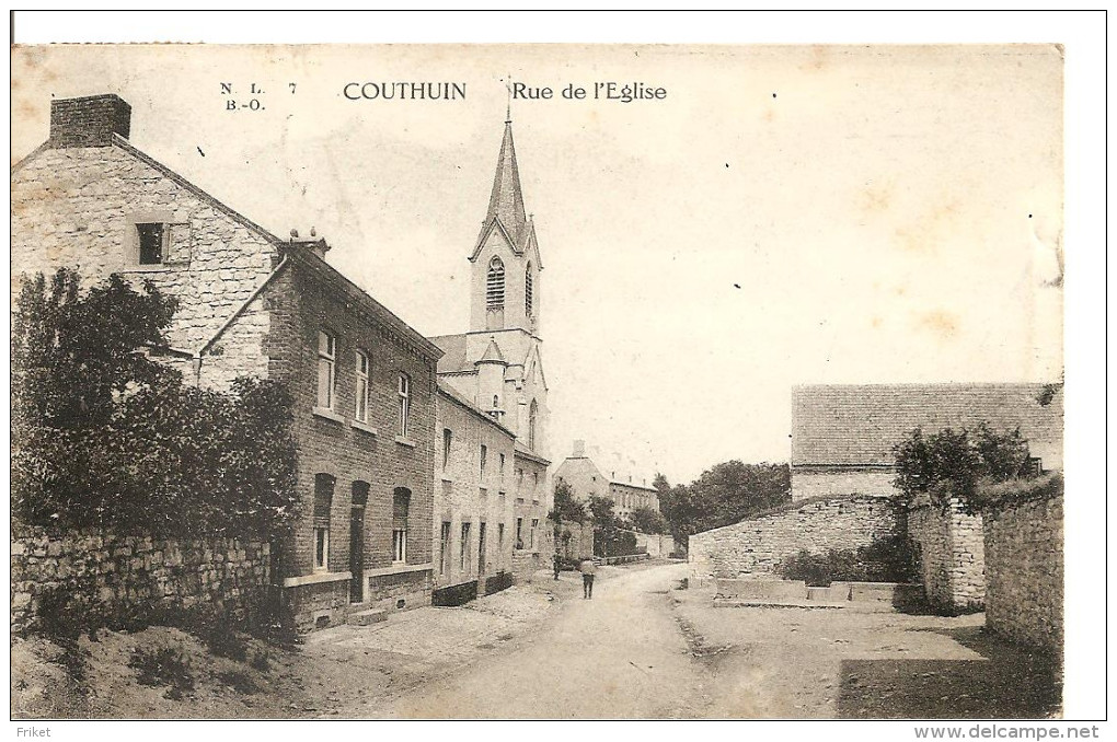 - 1698 -   COUTHIN  Rue De L'eglise - Héron