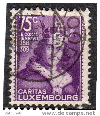 N° 245 -  Oblitéré  - Portrait  Henri VII    -  LUXEMBOURG - Usati