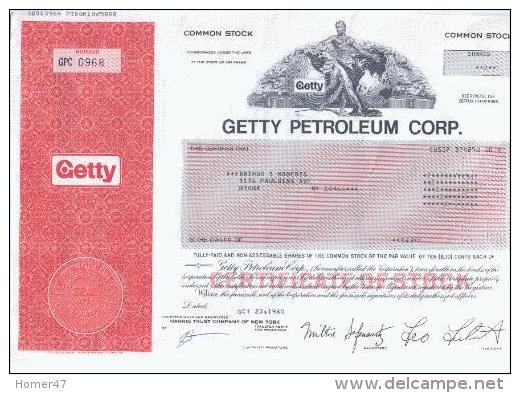 Getty Petroleum Corp. - Pétrole