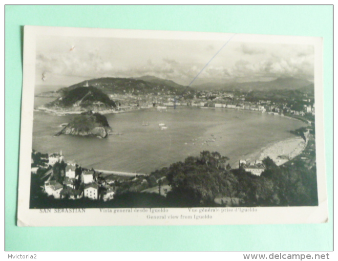 SAN SEBASTIAN - Vista General Desde Igueldo - Guipúzcoa (San Sebastián)