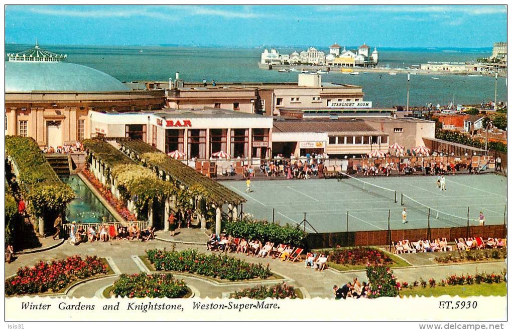 Royaume-Uni - Angleterre - Somerset - Winter Gardens And Knightstone , Weston Super Mare - Sports - Tennis - Bon état - Weston-Super-Mare