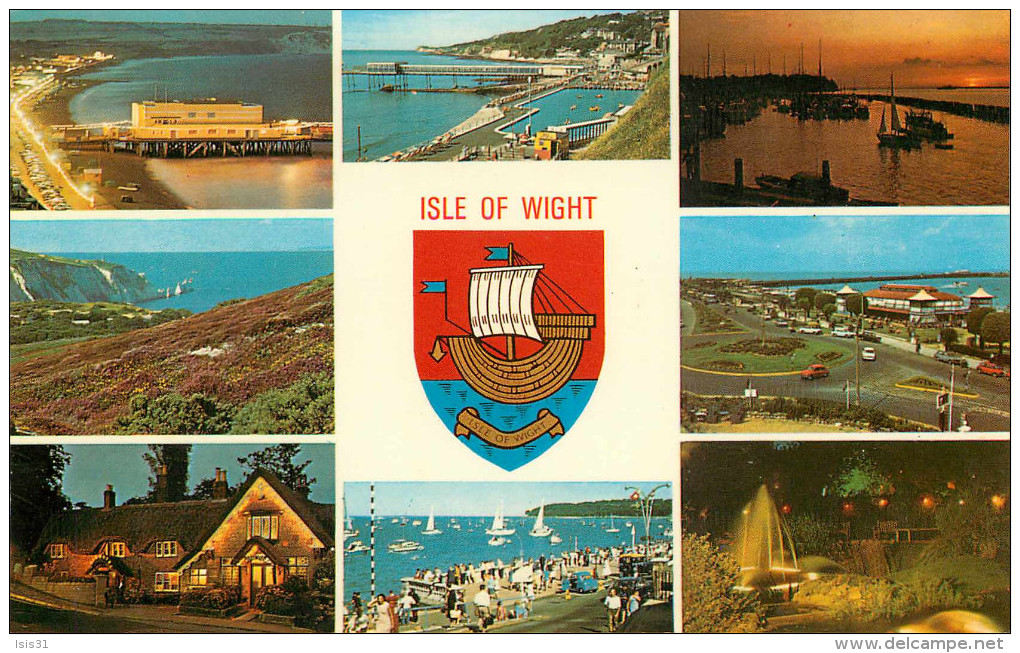 Royaume-Uni - Angleterre - Isle Of Wight - Multiview - Multivues - Bon état - Autres & Non Classés