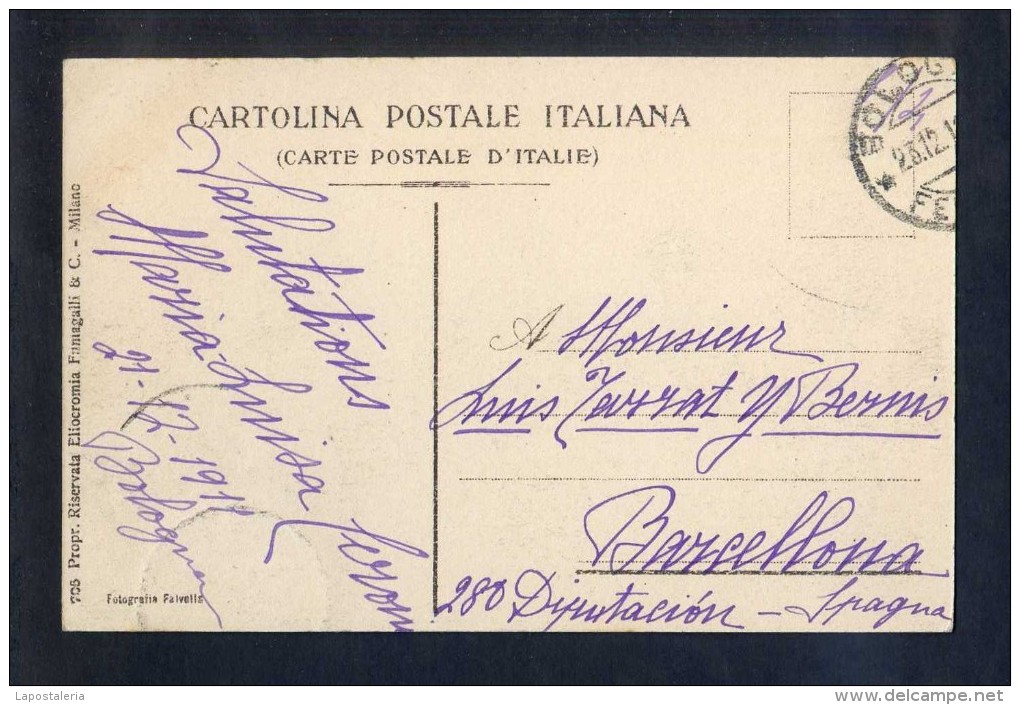 Tripoli. *La Bandiera Italiana Issata Sul...* Ed. Fumagalli & C. Circulada 1911. - Libia