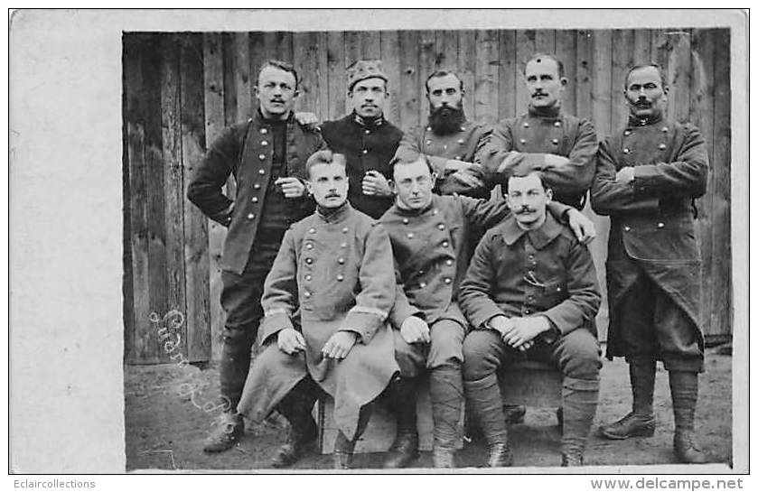 Thème:  Guerre 14/18. Carte Photo. A Identifier Régiments.Cantonnement.B Lessés.Matériel.Camps.D Ivers - War 1914-18