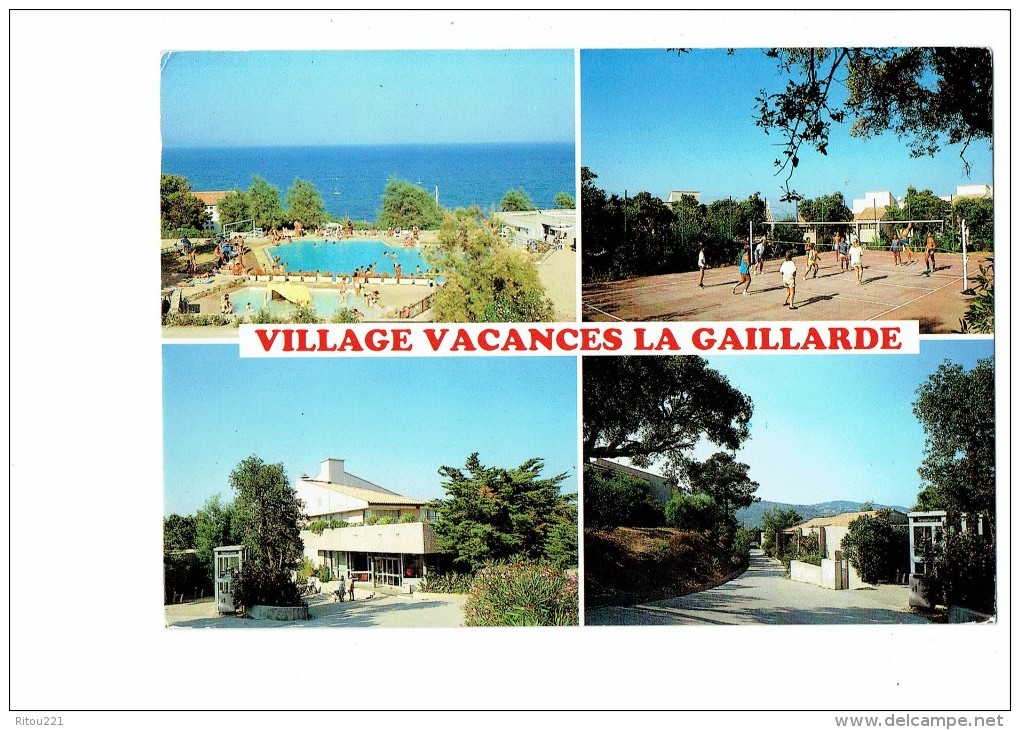 SAINT AYGULF - VILLAGE DE VACANCES LA GAILLARDE ACCE PCUK - Volley-ball Cabine Téléphonique 1990 - Volleyball