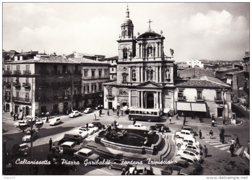 CALTANISSETTA  /   Piazza Garibaldi _  Fontana Tripisciano - Caltanissetta