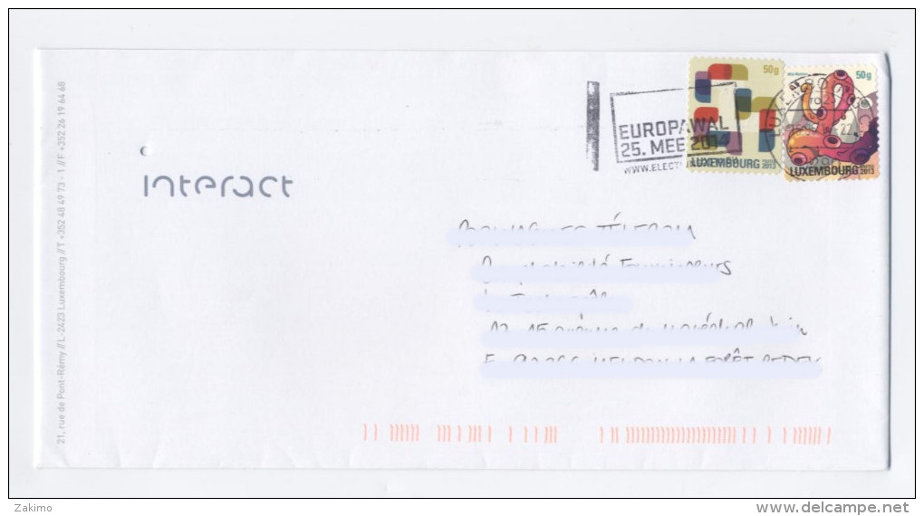 LETTRE 2014-LUXEMBOURE--E418 - Briefe U. Dokumente