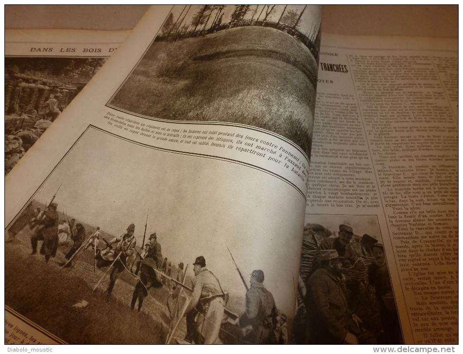 1915 Journal de guerre: Carency,Ablain-St-N,Souch ez; Przemysl; L'héroïque tambour; Bois de la Mort; Père Hilardon..etc