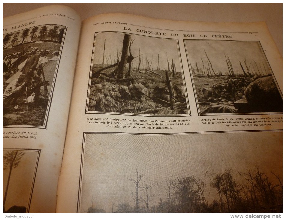 1915 Journal de guerre: Carency,Ablain-St-N,Souch ez; Przemysl; L'héroïque tambour; Bois de la Mort; Père Hilardon..etc