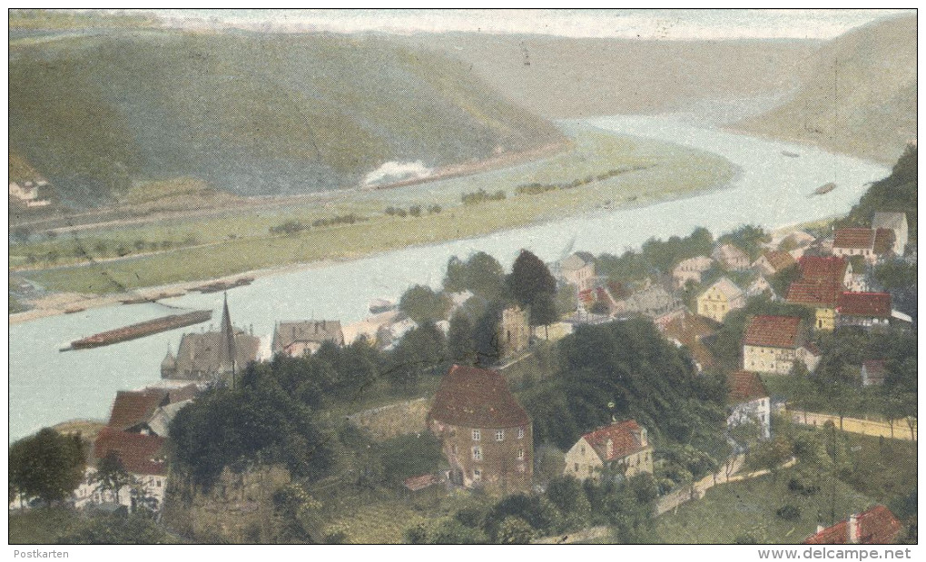 ALTE POSTKARTE SÄCHSISCHE SCHWEIZ WEHLEN AN DER ELBE 1906 SACHSEN Cpa Postcard AK Ansichtskarte - Wehlen