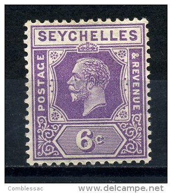 SEYCHELLES   1921    6c  Deep  Mauve      MH - Seychelles (...-1976)