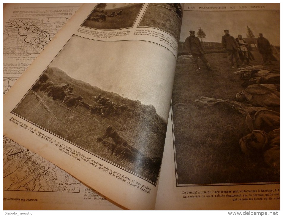 1915 Journal De Guerre :Binarville; Carency,Ablain-St-N, Saint-Cyr; La Balle Pointue; Calibre Et Forme Des Balles..etc - Français