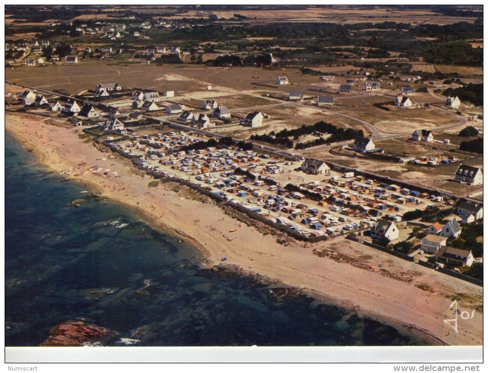 La Turballe.. Belle Vue Aérienne.. Le Camping Entre La Turballe Et Piriac - La Turballe