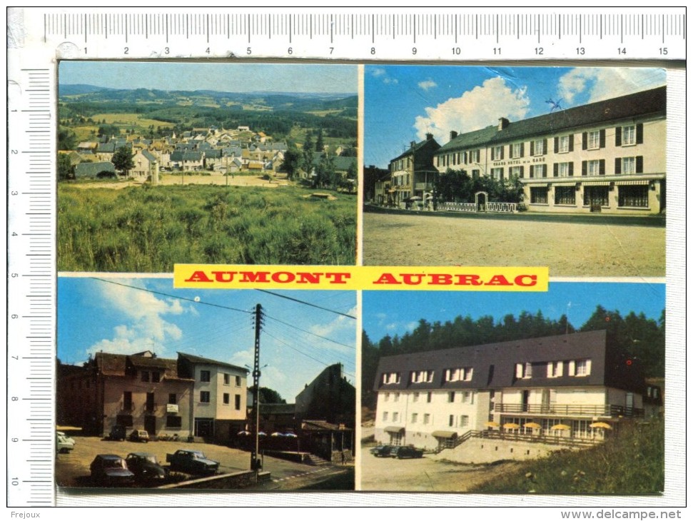 L451 - AUMONT   AUBRAC    -  4 Vues - Aumont Aubrac