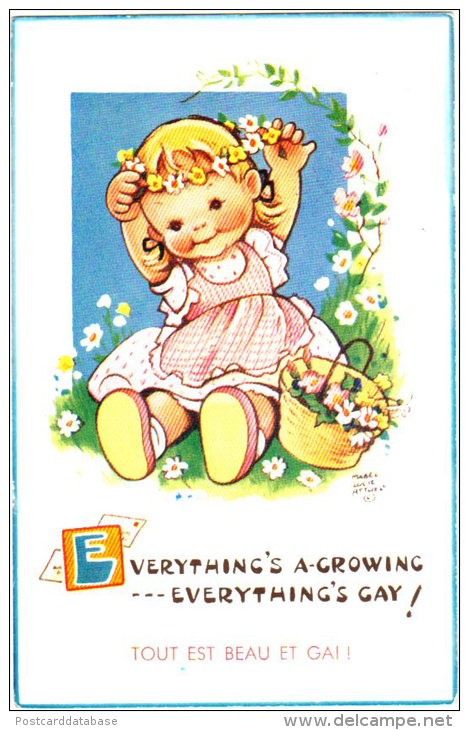 Everything's A-Growing Everything's Gay! - Mabel Lucie Attwell - & Illustration - Attwell, M. L.