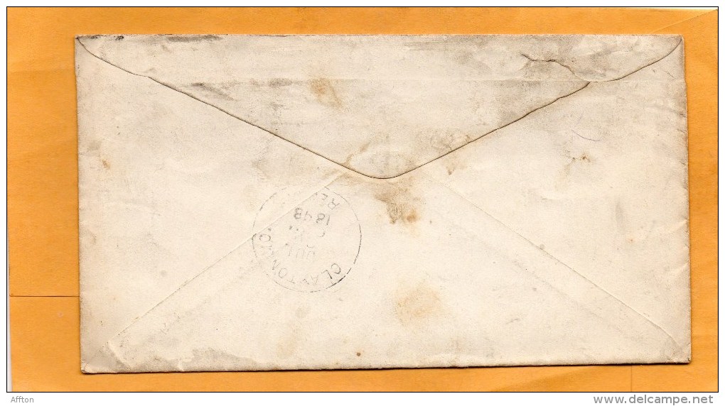 United States 1898 Cover Mailed - Andere & Zonder Classificatie