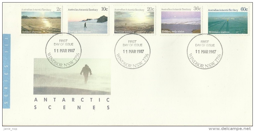 Australian Antarctic Territory 1987 Scenes FDC - FDC