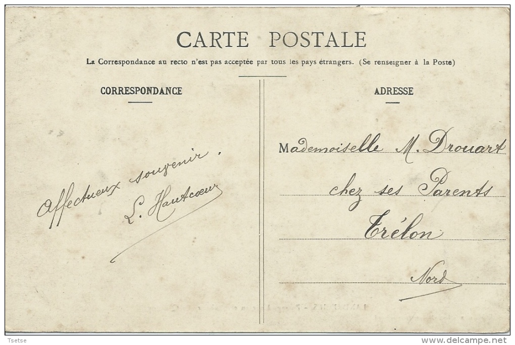 Landrecies- Passage à Niveau Et Faubourg Le Quesnoy - 1906 ( Voir Verso ) - Landrecies