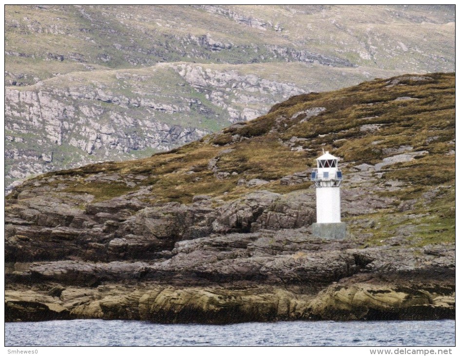 Postcard - Rub´ha Cadail Lighthouse, Ross & Cromarty. A - Vuurtorens