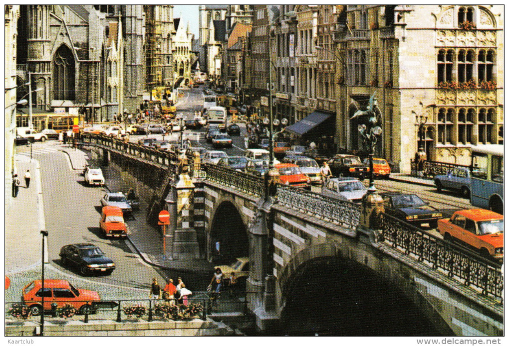 Gent : VW SCIROCCO II & GOLF, FIAT 125, PEUGEOT 104 & 504, ROVER SD1, RENAULT 4 & 4-COMBI - Gand - (B) - Passenger Cars