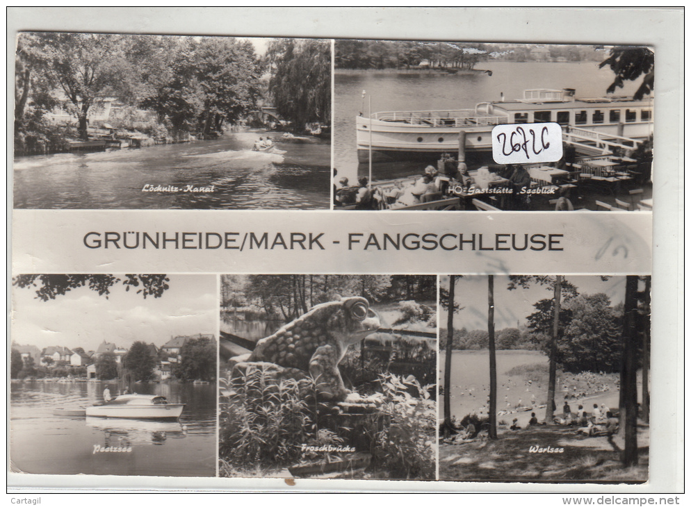 CPM GF-26726-Allemagne - Grünheide - Multivues  Fangschleuse-Envoi Gratuit - Grünheide