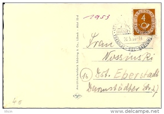 Postcard (Places) - Germany (Deutschland) Bad Münster Am Stein-Ebernburg - Bad Muenster A. Stein - Ebernburg