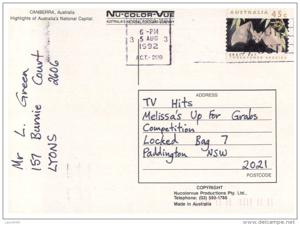 (PH 2916) Australia - ACT - Canberra Mix Views (2 Cards) - Canberra (ACT)