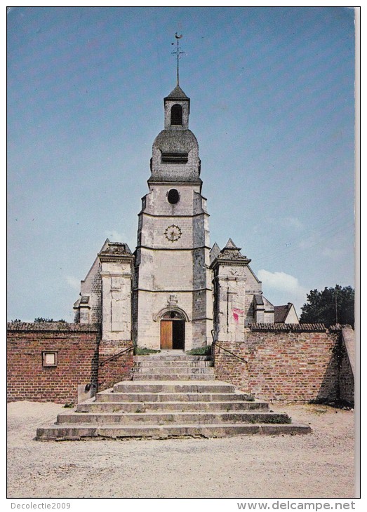 BF19768 Airaines L Eglise Somme France Front/back Image - Allaines