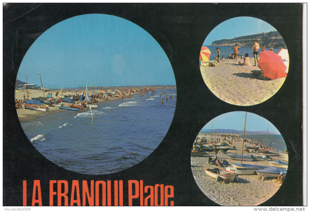 BF20052 La Franqui Plage Souvenir France  Front/back Image - Languedoc-Roussillon