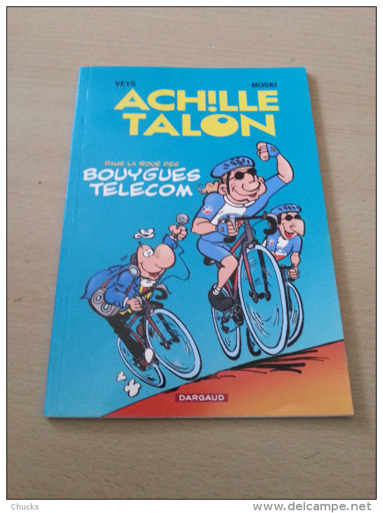 Achille Talon Dans La Roue Des Bouygues Télécom édition Publicitaire Veys Moski - Achille Talon