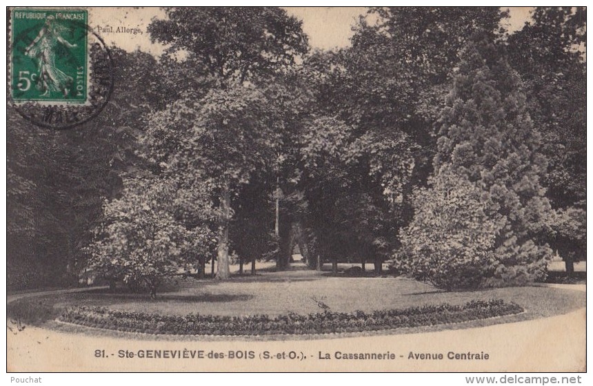 91)  Sainte Geneviève Des Bois (Seine Et Oise) La Cassannerie - Avenue Centrale - Sainte Genevieve Des Bois