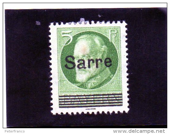 B - 1920 Francobolli Di Baviera (linguellato) - Unused Stamps