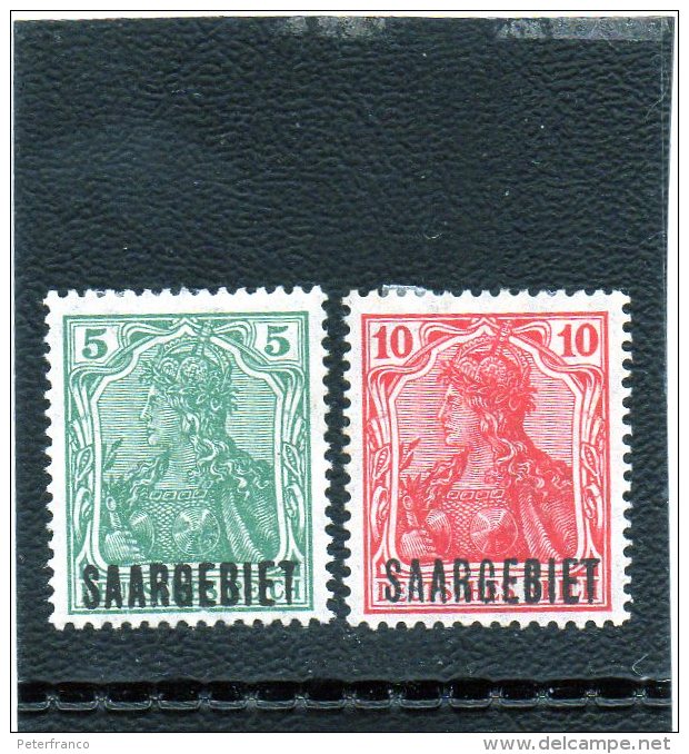 B - 1920 Francobolli Di Germania (linguellati) - Unused Stamps