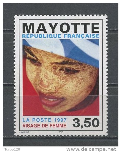 MAYOTTE 1997  N° 47 ** Neuf = MNH Superbe Visage De Femme Woman - Ungebraucht