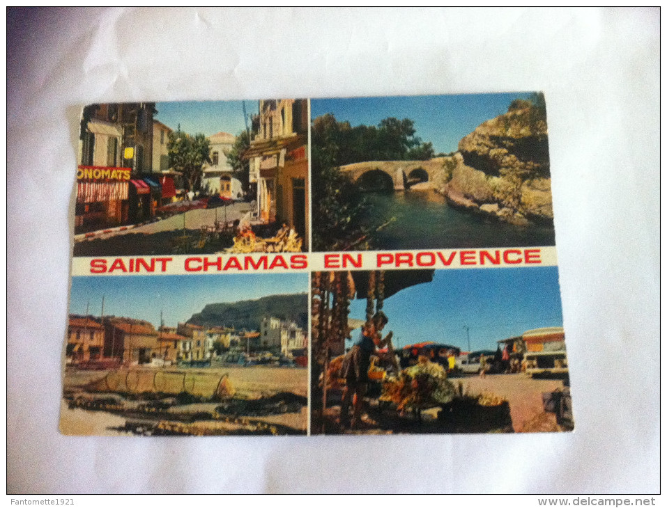 CARTE POSTALE MODERNE MULTIVUES SAINT CHAMAS EN PROVENCE - Autres & Non Classés