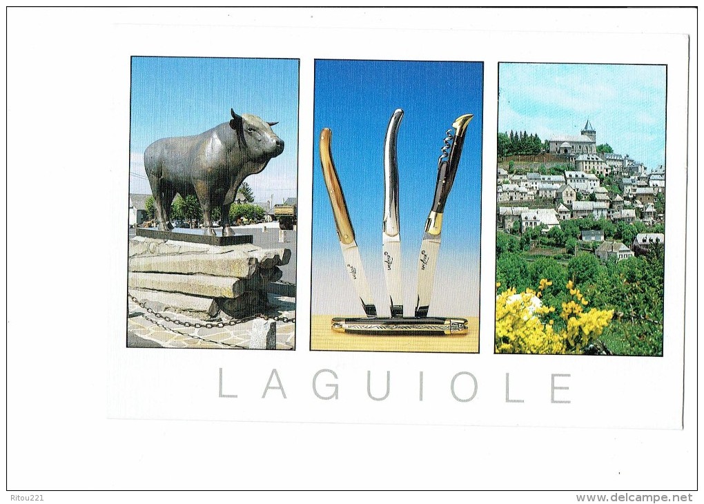 12 - LAGUIOLE - Cité Des Couteaux - Tire-bouchon - Taureau - 1996 - Laguiole