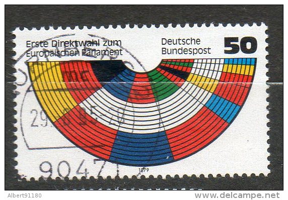 ALLEMAGNE  Election Parlementaire Européen 1979  N°845 - Used Stamps