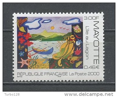 MAYOTTE 2000  N° 84 **  Neuf = MNH Superbe L'île Au Lagon Pirogue Bateaux Boats - Neufs