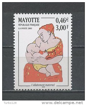 MAYOTTE 2001 N° 98 **  Neuf = MNH Superbe Allaitement Maternel - Unused Stamps