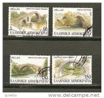 GREECE 1997 BRIDGES OF MACEDONIA SET USED - Gebraucht