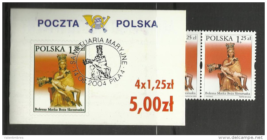 Carnet Booklet Markenheftchen Pologne Polen Poland 249 Vierge Madone Enfant Jésus - Postzegelboekjes