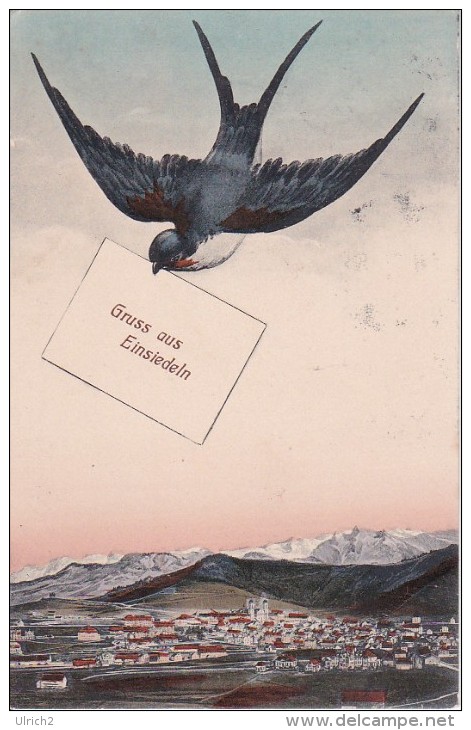 AK Gruss Aus Einsiedeln - 1917 (7831) - Einsiedeln