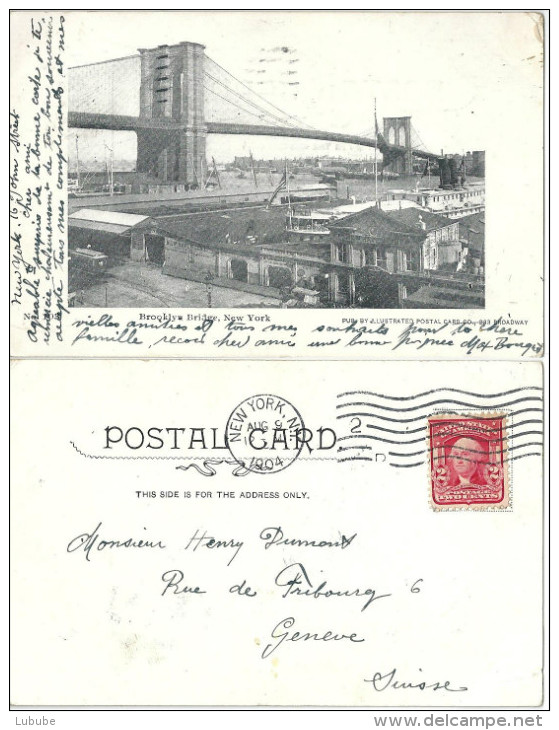 New York - Brooklyn Bridge, New Haven Line           1904 - Brooklyn