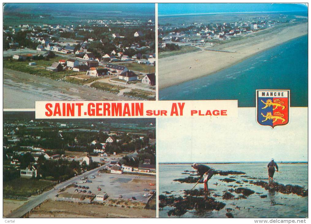 CPM - 50 - SAINT-GERMAIN-sur-AY  Plage - Autres & Non Classés