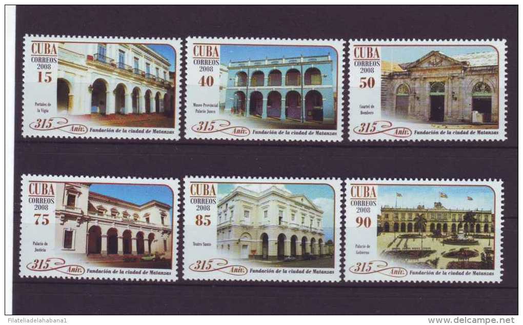 2008.5  CUBA MNH 2008. MATANZAS FOUNDATION ANIV. ANIV DE LA FUNDACION DE MATANZAS. - Ungebraucht