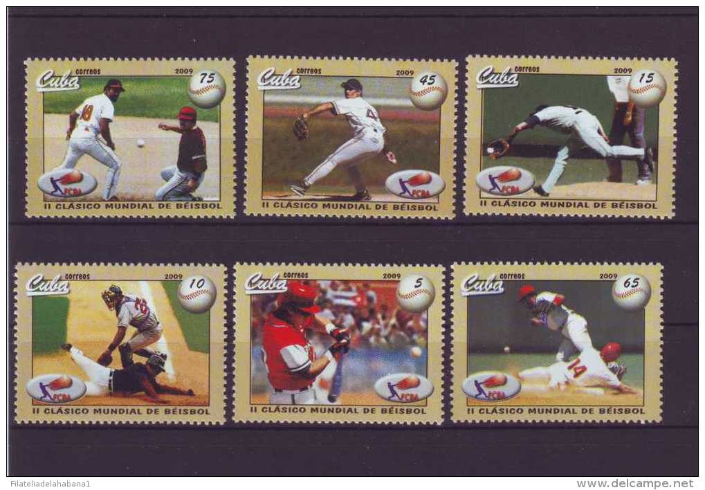 2009.59 CUBA MNH 2009. CLASSIC BASEBALL GAMES. II CLASICO MUNDIAL DE BEISBOL. PELOTA. - Unused Stamps