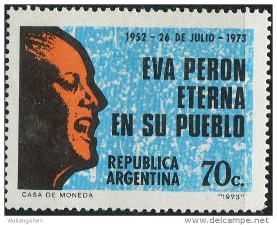 GA0529 Argentina 1973 Mrs. Peron 1v MNH - Neufs